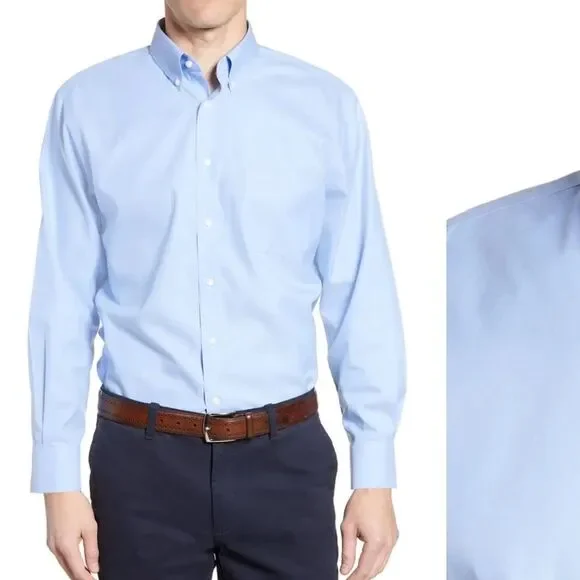 Nordstrom Traditional Fit Pinpoint Dress Shirt - Picture 3 of 11